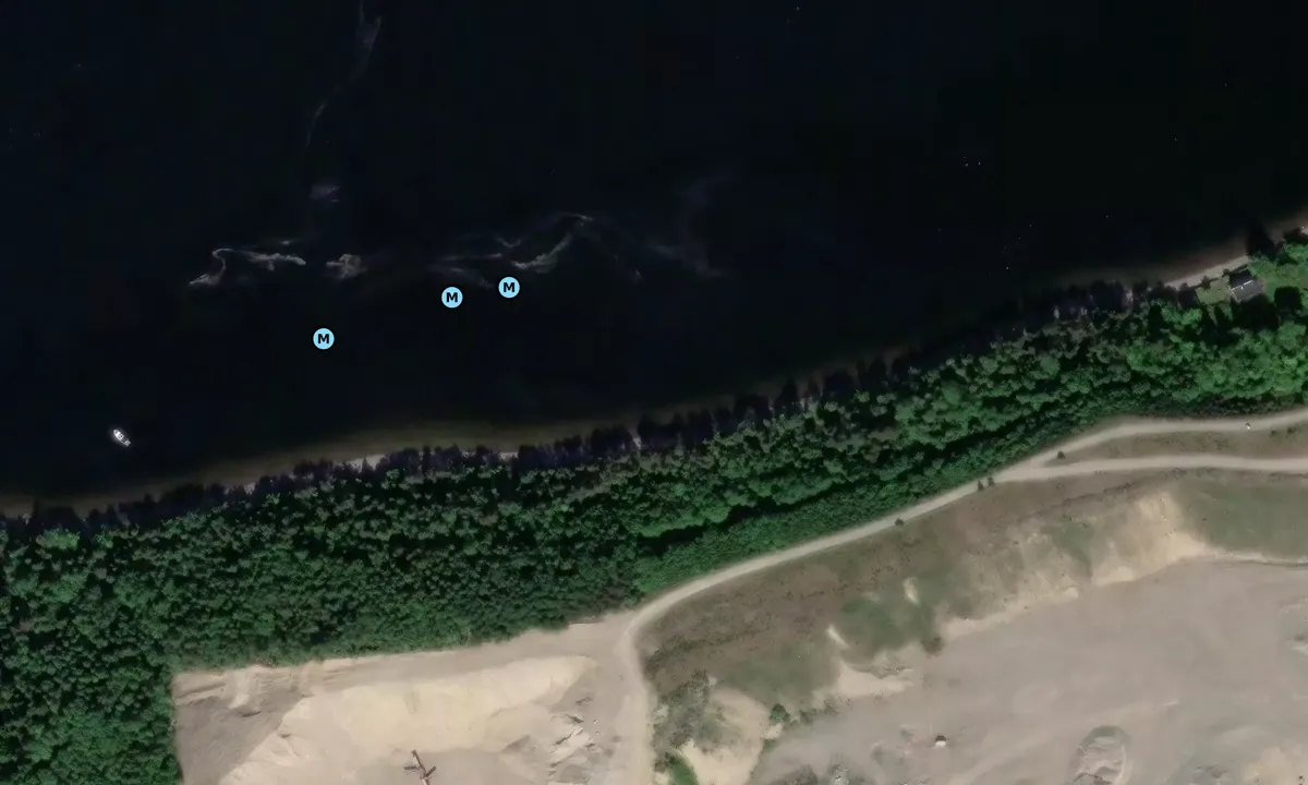 Satelite image of Dramstadbukta badeplass svai