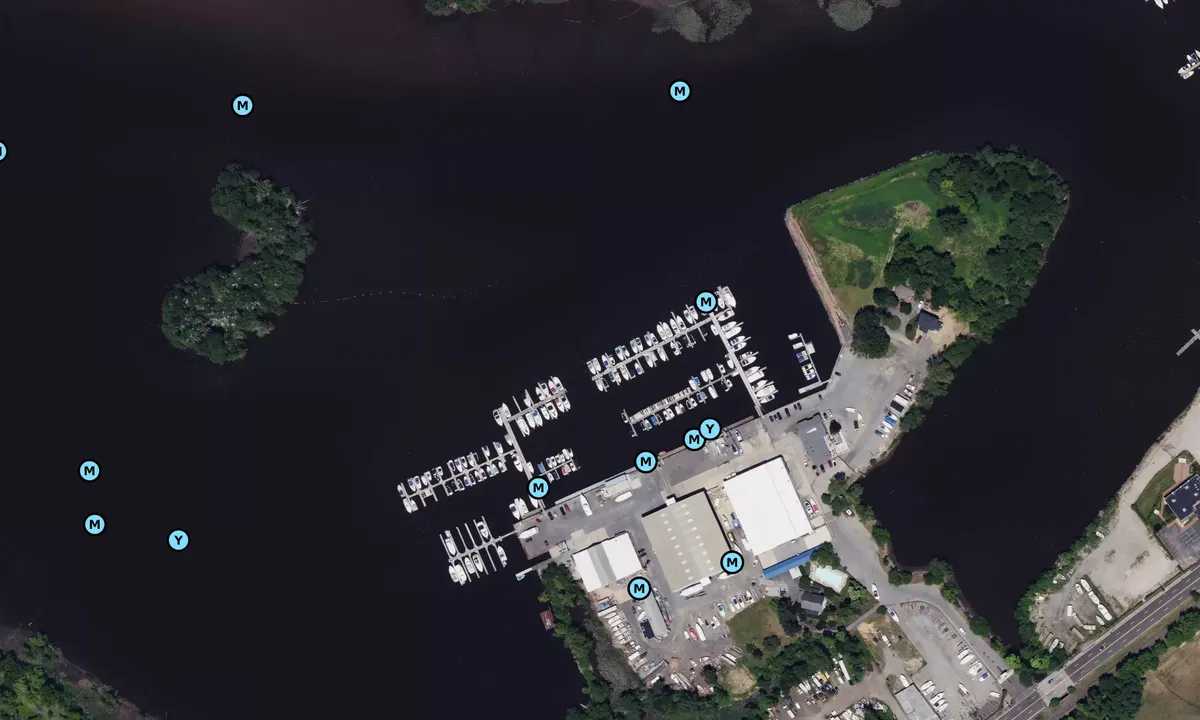 Satelite image of Dredge Harbor Boat Center