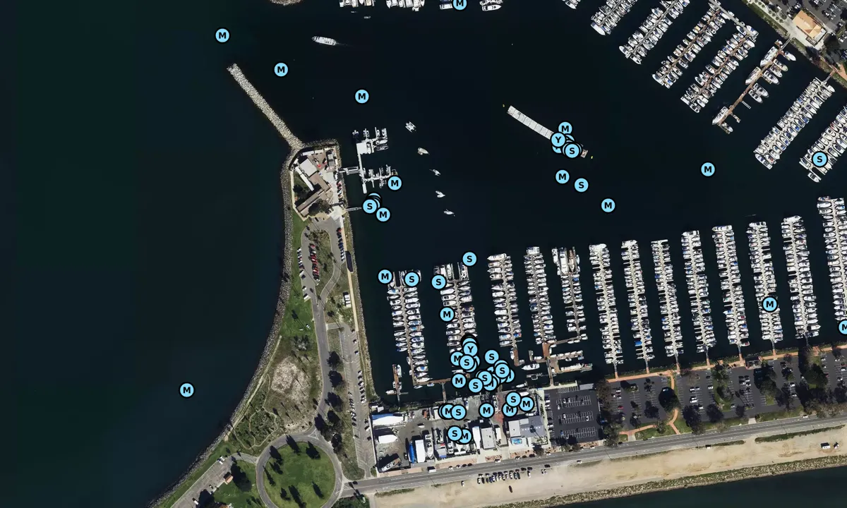 Satelite image of Driscoll Mission Bay - Boat Yard and Marina