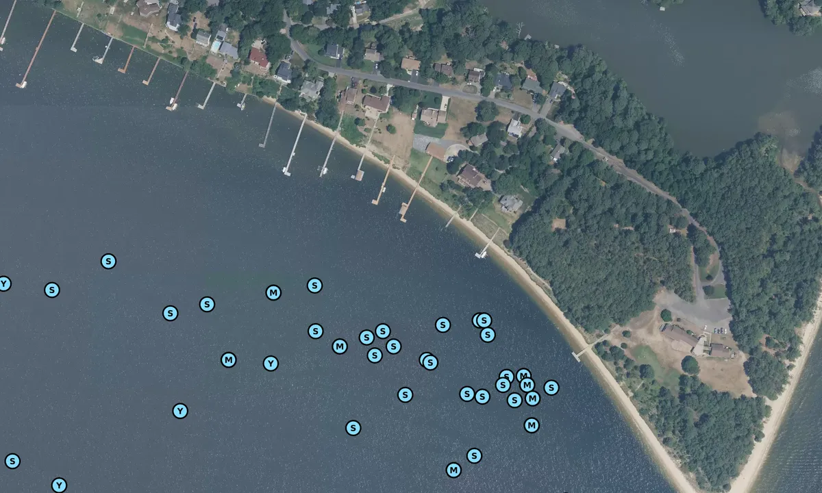 Satelite image of Drum Point 1