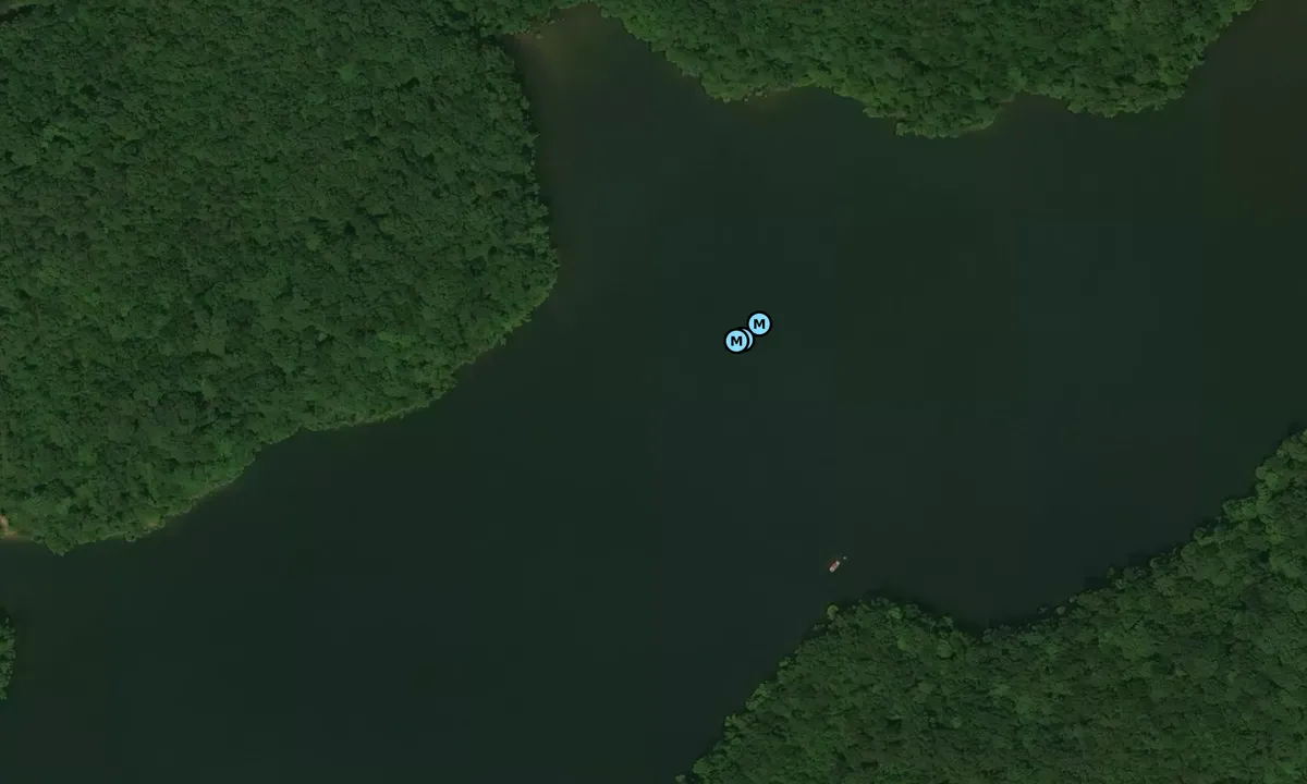 Satelite image of Dry Fork Bay
