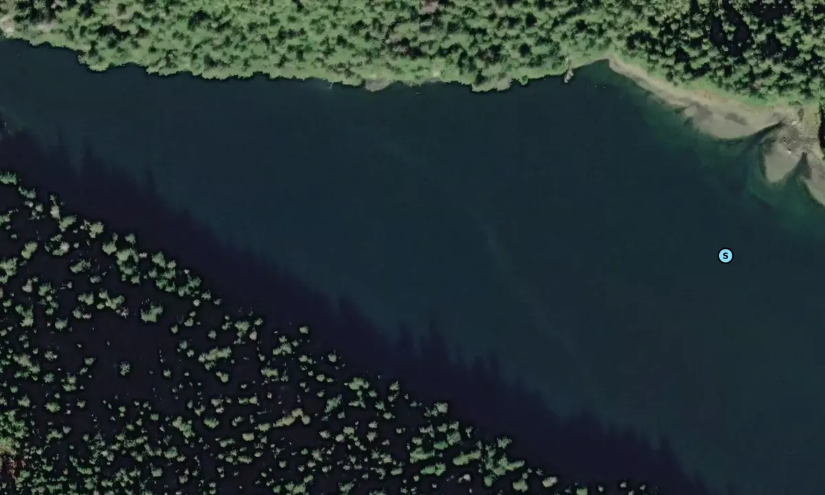 Satelite image of Dry Pass Lagoon