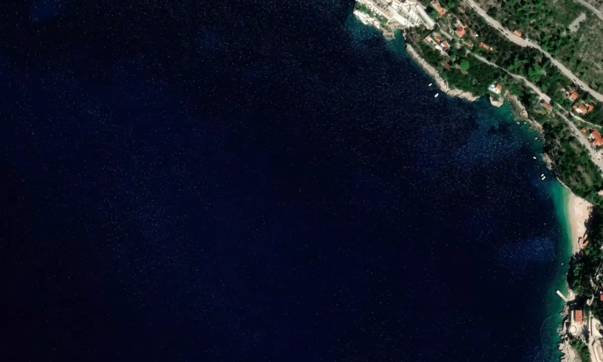 Flyfoto av Dubrovnik Bucht