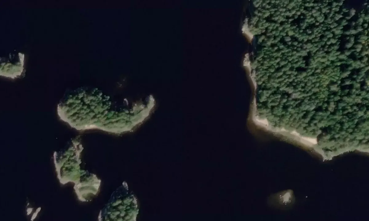 Satelite image of Dusserudsholmarna