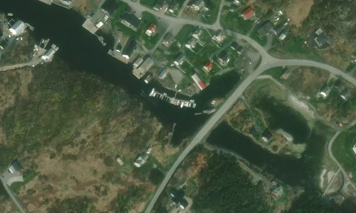 Satelite image of Dyrnesvågen Gjestehavn