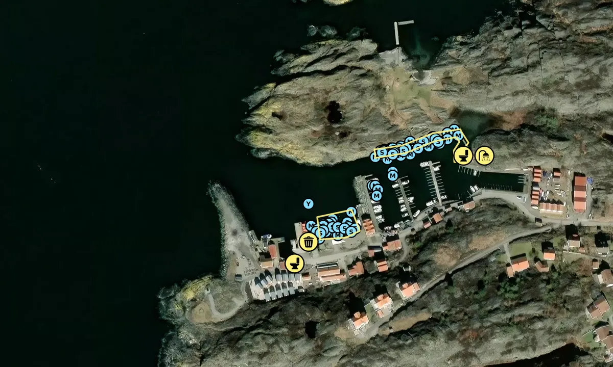 Satelite image of Dyrön - Nordhamnen