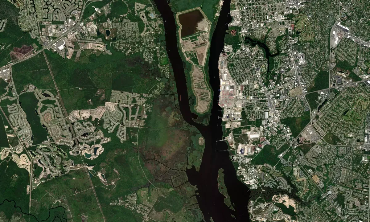 Flyfoto av Eagle Island South - 1