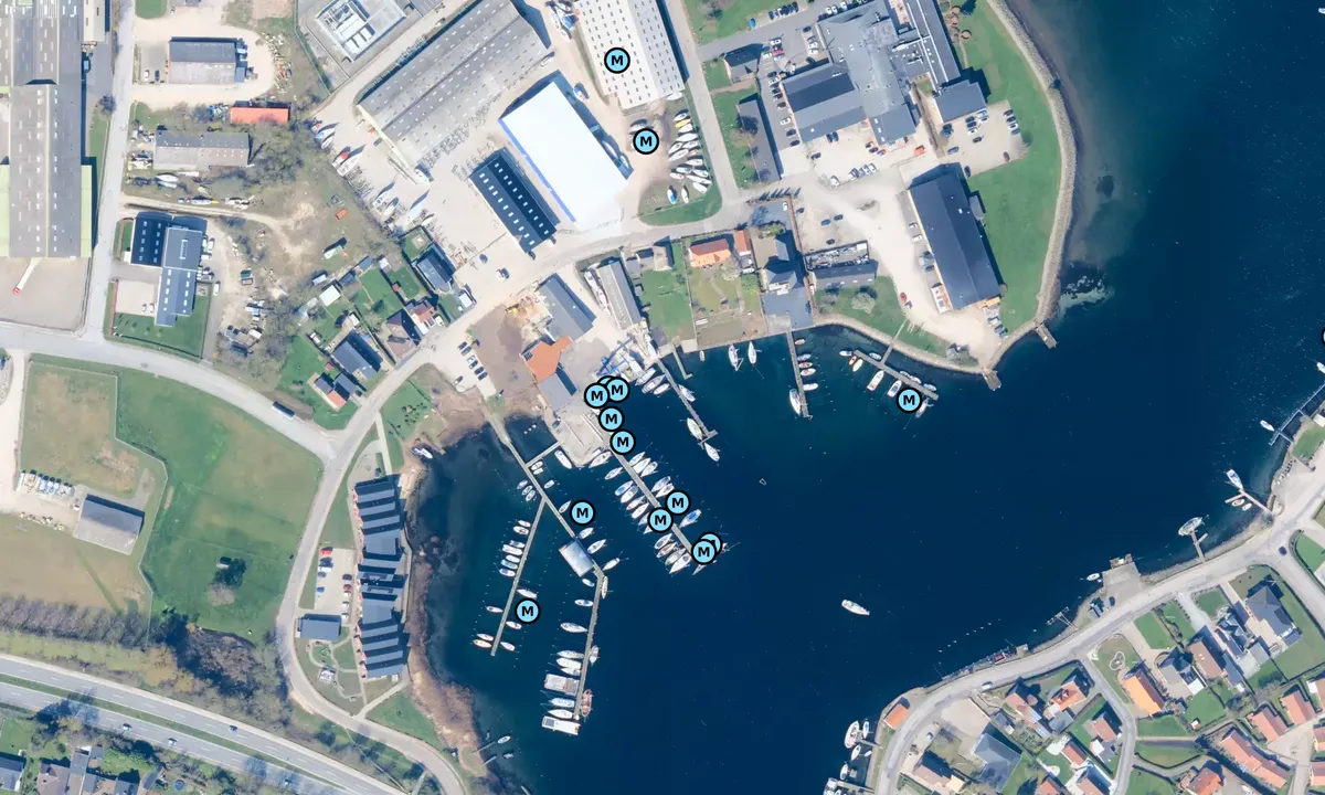 Satelite image of Egernsund Havn