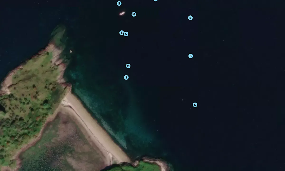 Satelite image of Eilean nan Cloiche