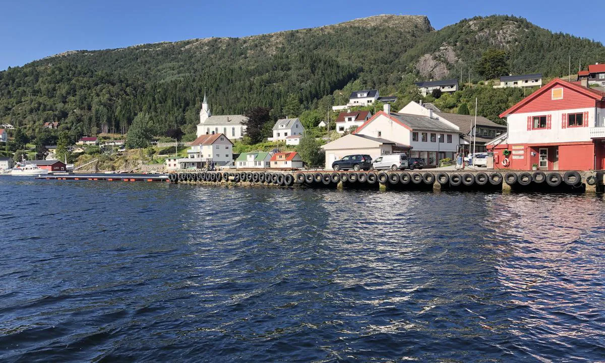 Eivindvik gjestehavn. Er under oppgradering.