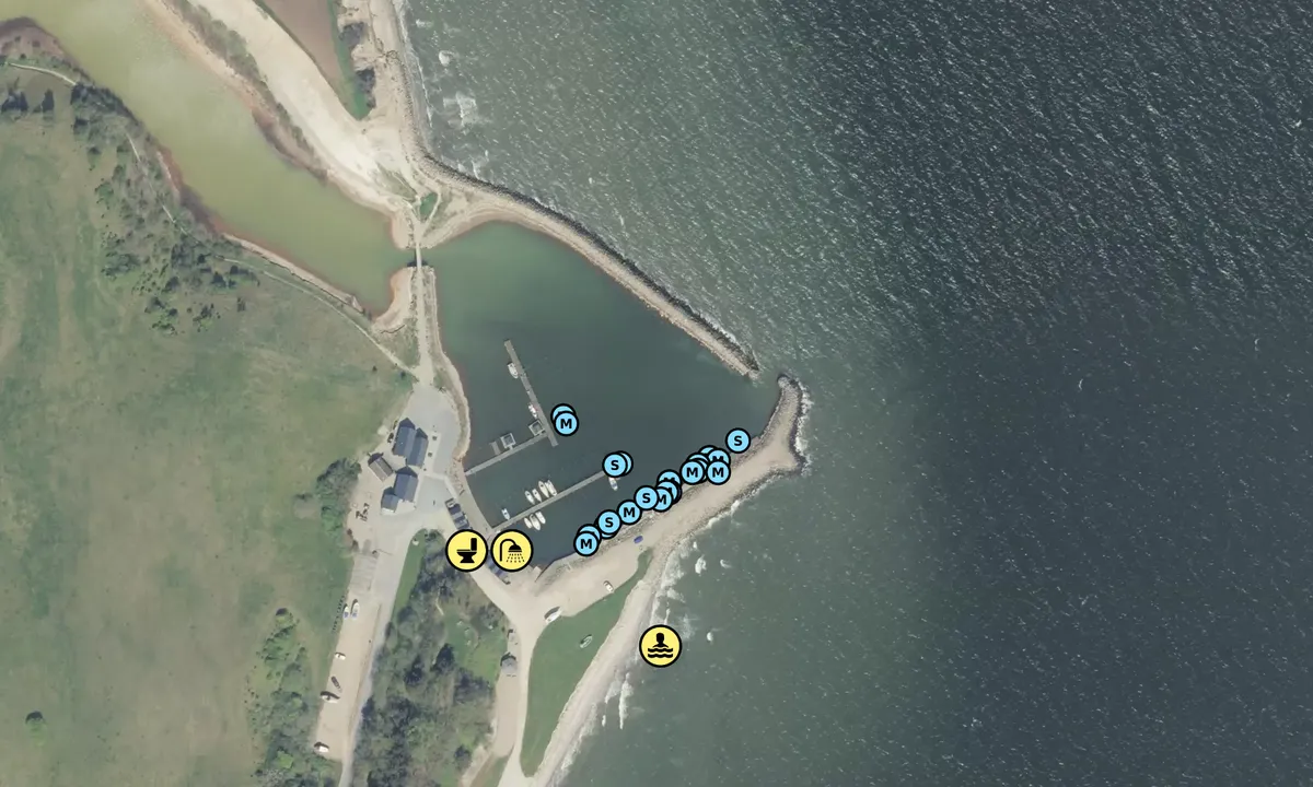 Satelite image of Ejerslev Havn