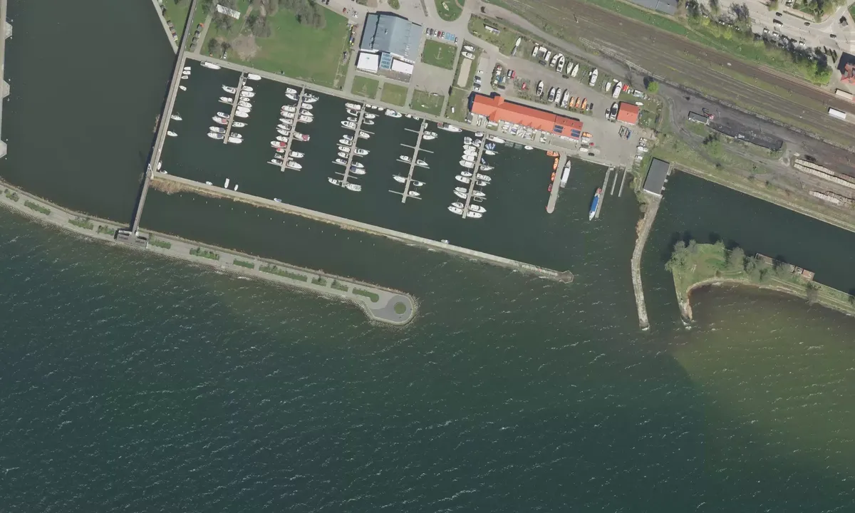 Satelite image of Ekomarina Gizycko