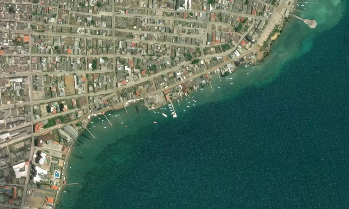 Satelite image of El Callejón