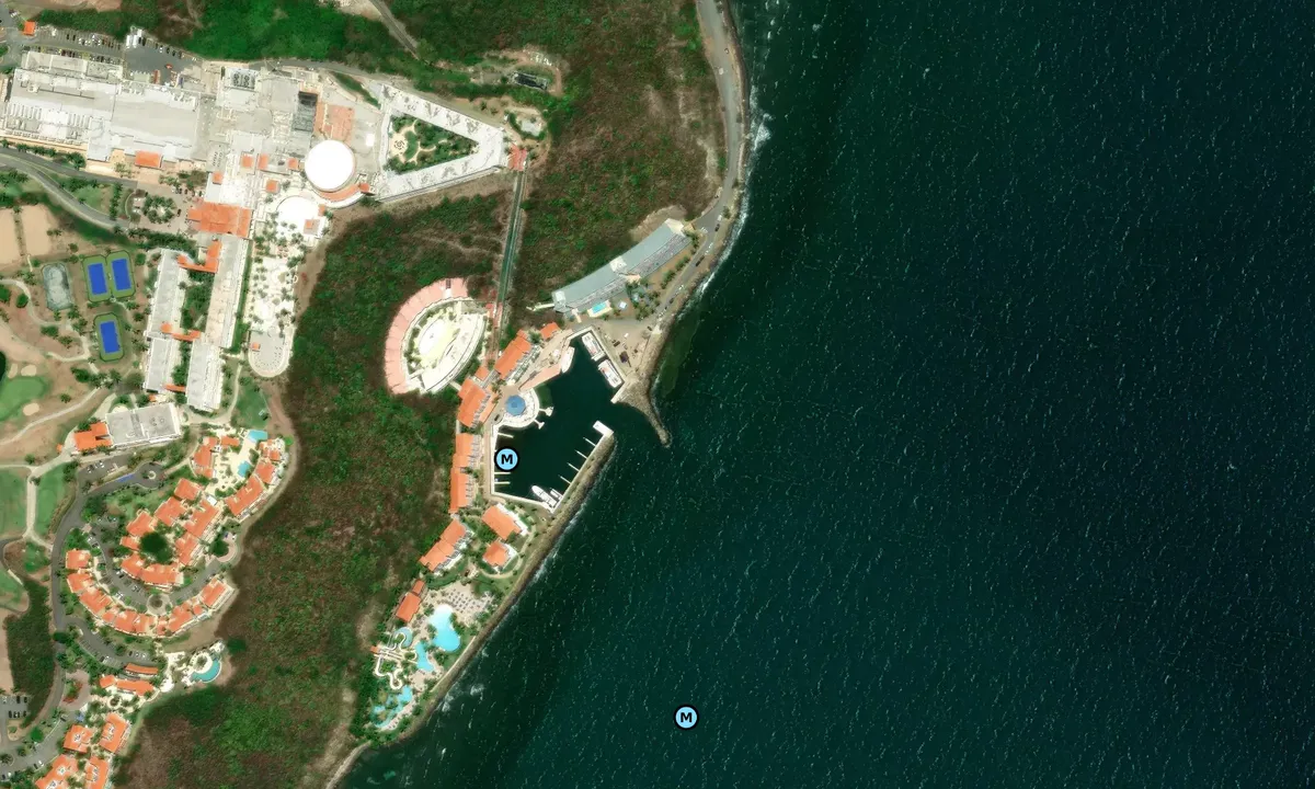 Satelite image of El Conquistador Marina