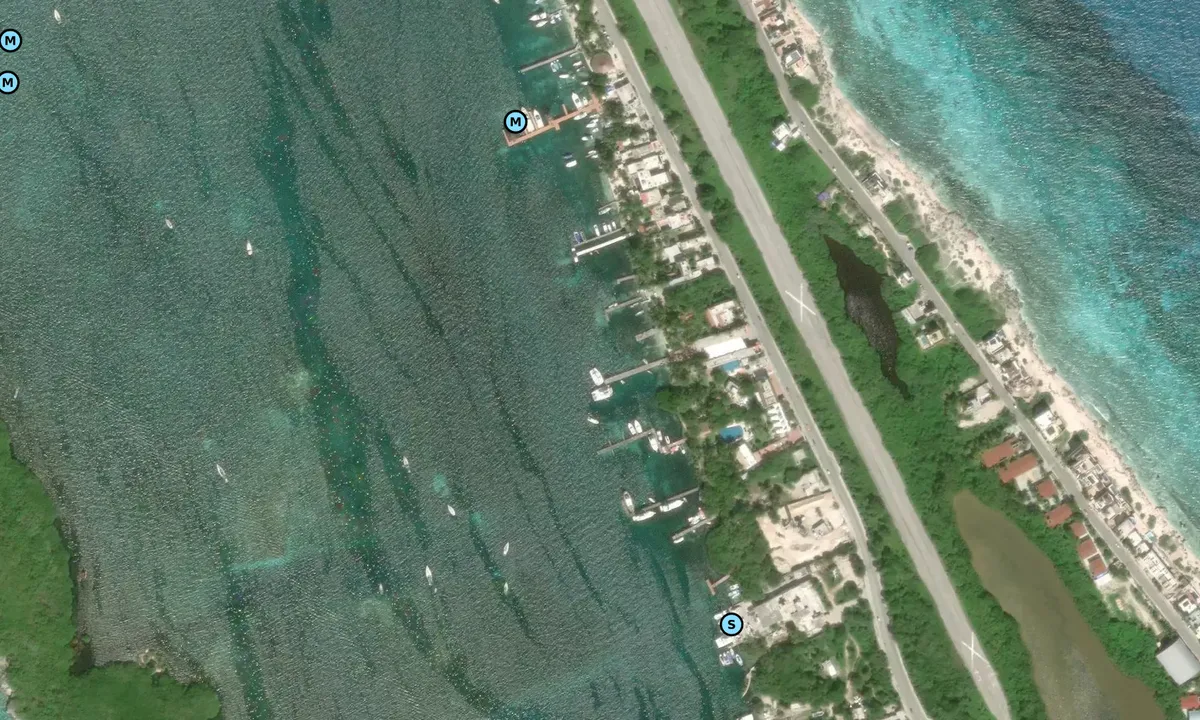 Satelite image of El Milagro Marina