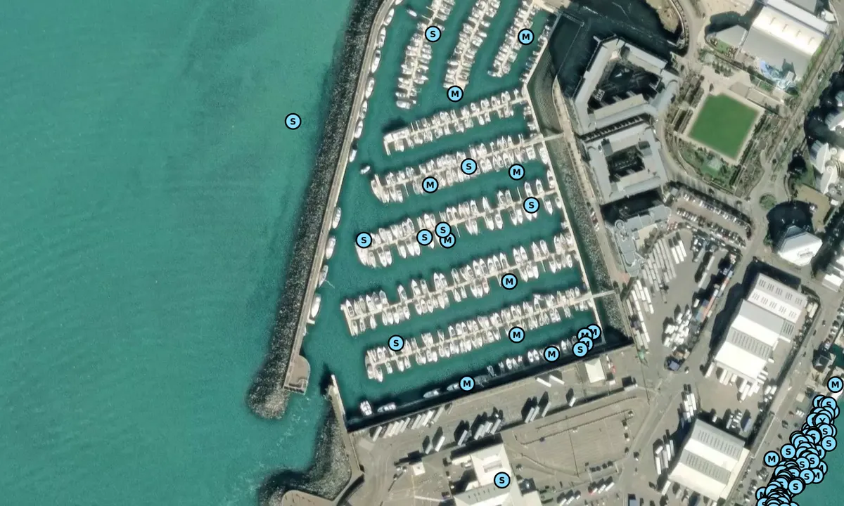 Satelite image of Elizabeth Marina 1