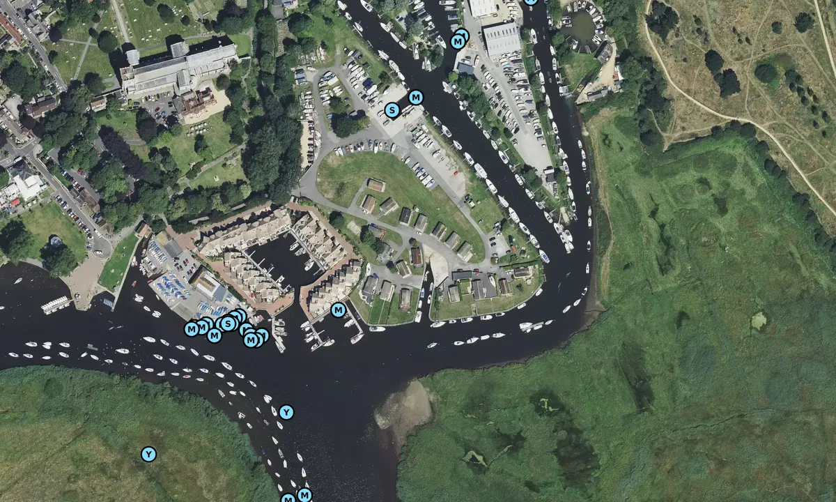 Satelite image of Elkins Boat Yard
