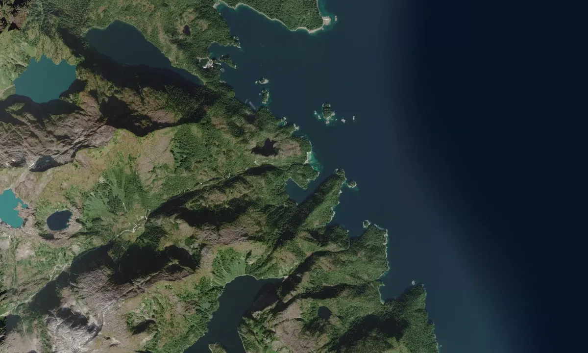 Flyfoto av Ell Cove