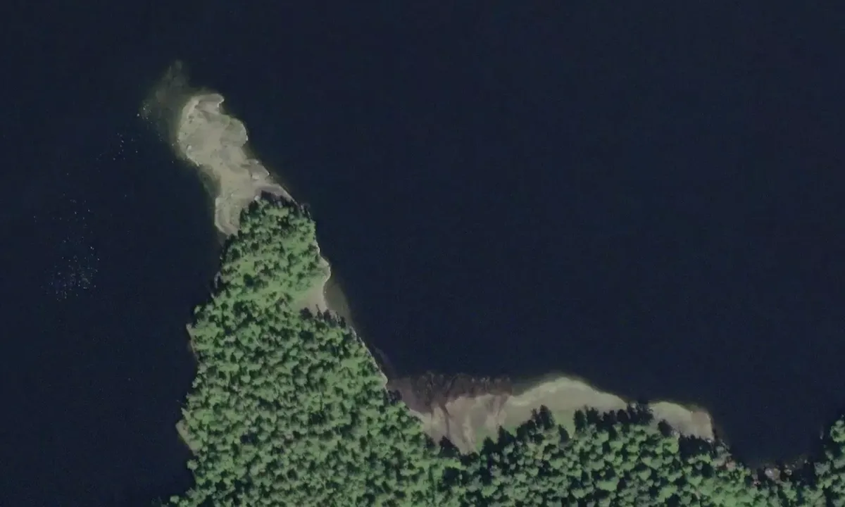 Satelite image of Ellerslie Bay