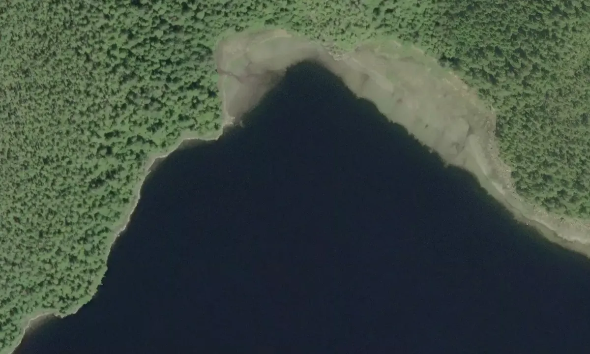 Satelite image of Ellerslie Cove