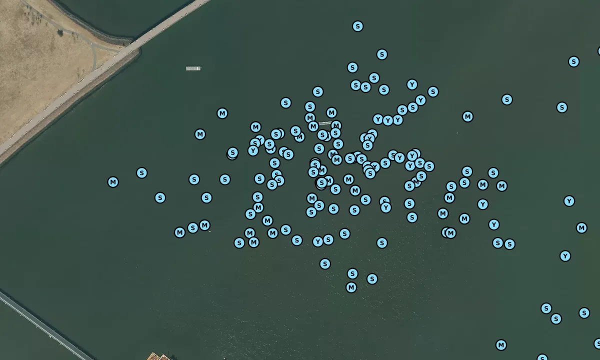 Satelite image of Ellis Island North