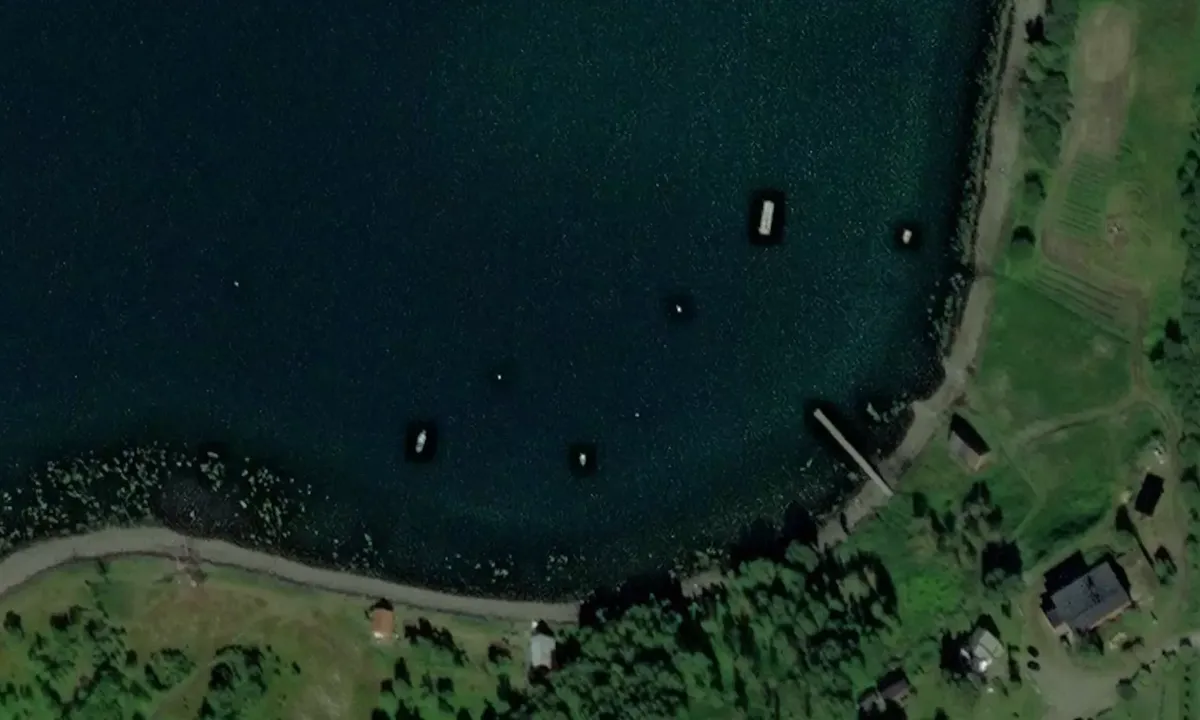 Satelite image of Elsnesbukta