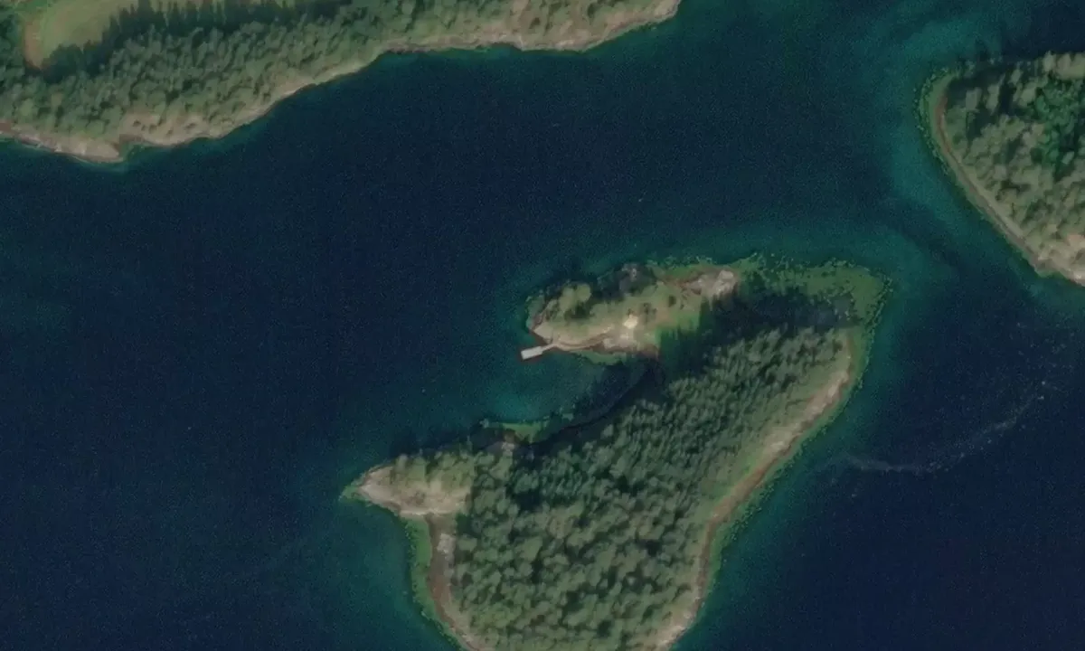 Satelite image of Engholmen