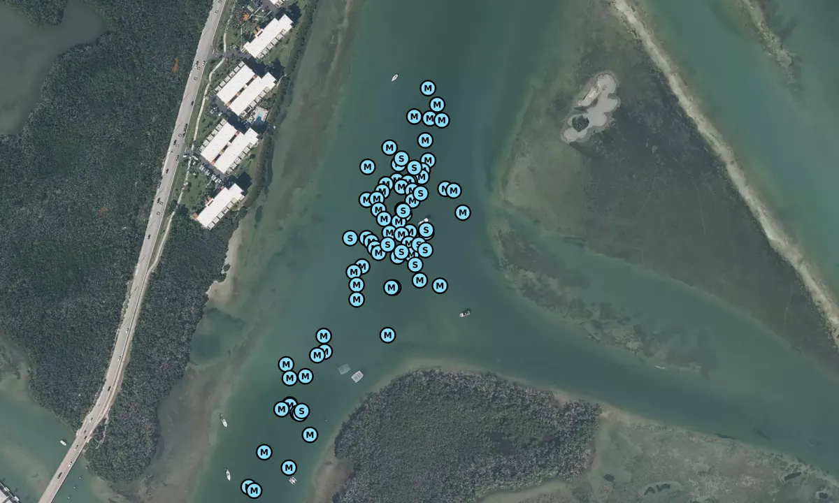 Satelite image of Englewood Beach - 2