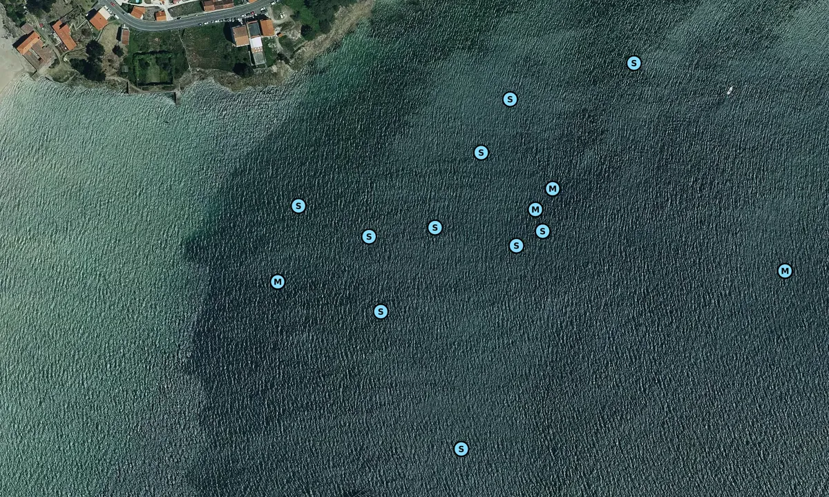 Satelite image of Enseada de Muros