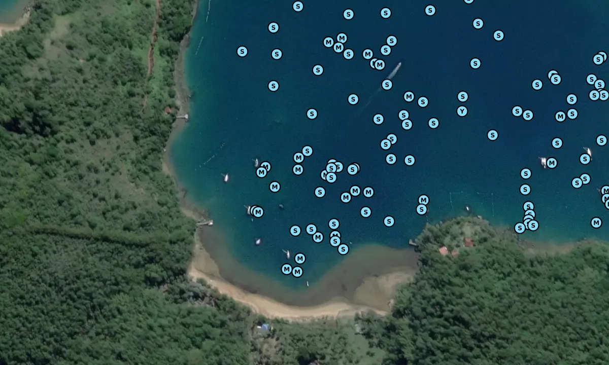 Satelite image of Enseada do Sitio Forte