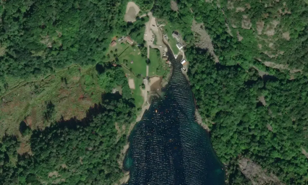 Satelite image of Epledalen