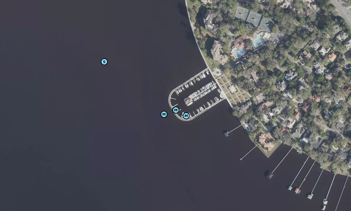 Satelite image of Epping Forest Yacht Club