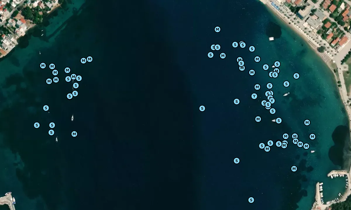 Satelite image of Erétria