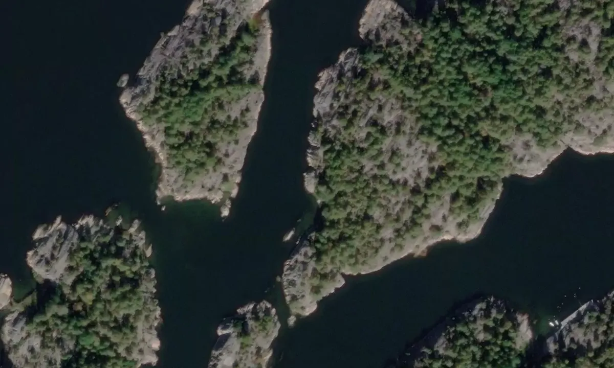 Satelite image of Ertholmen - Østfold