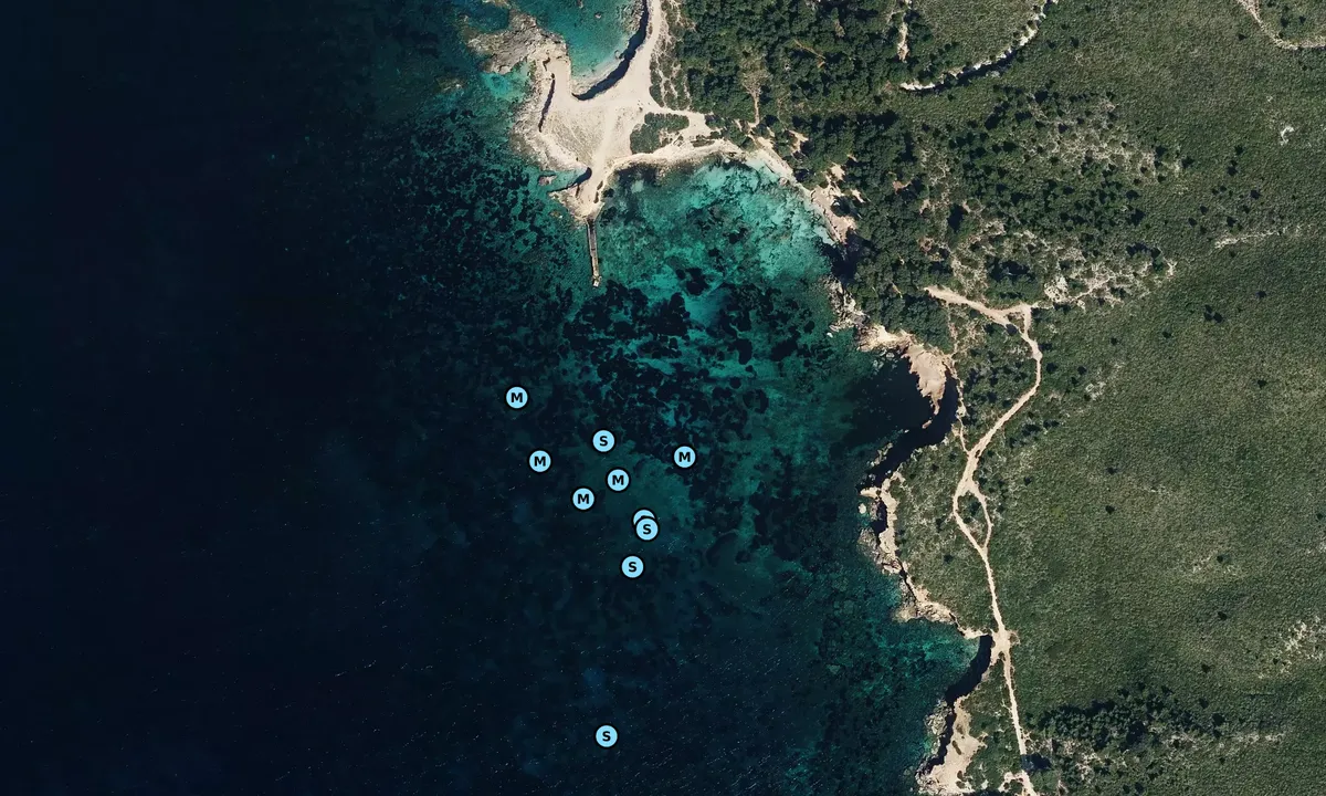 Satelite image of Es Caló