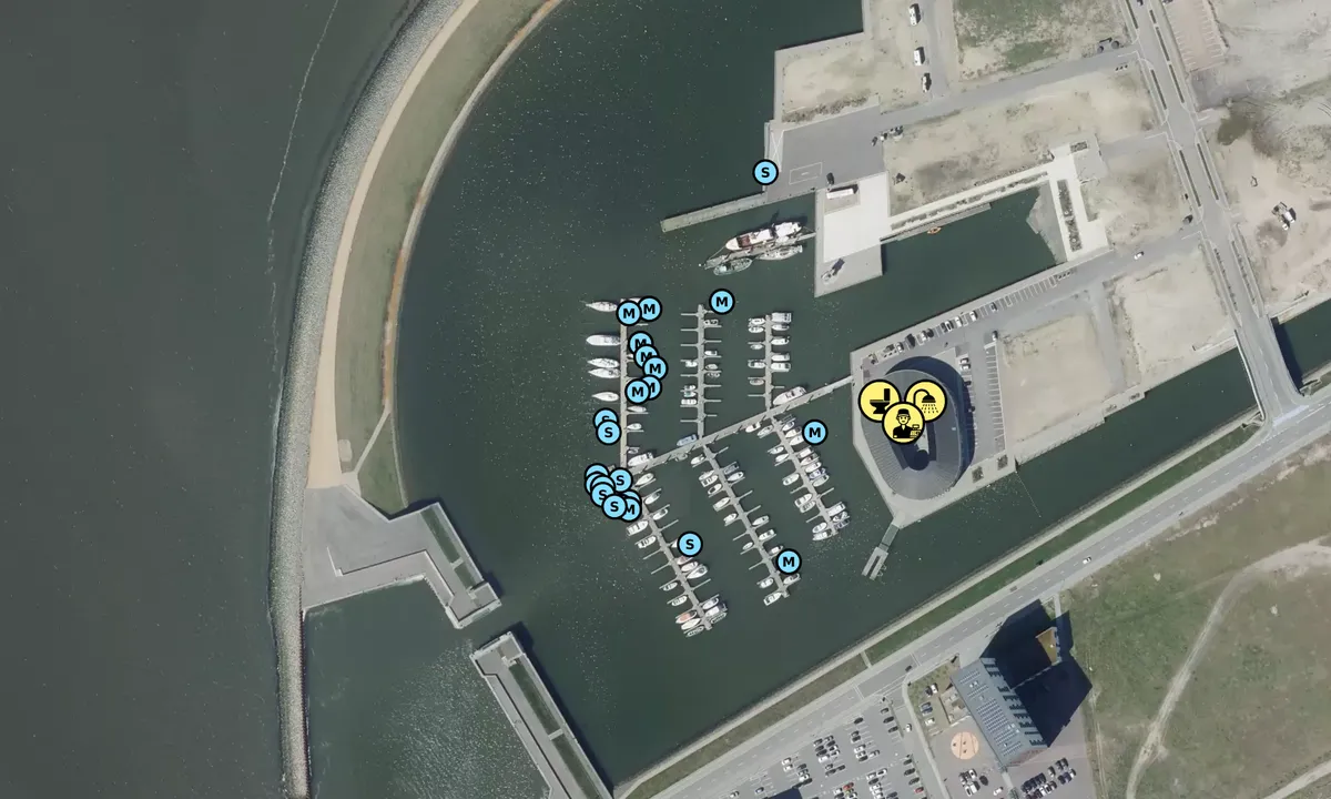 Satelite image of Esbjerg Søsport