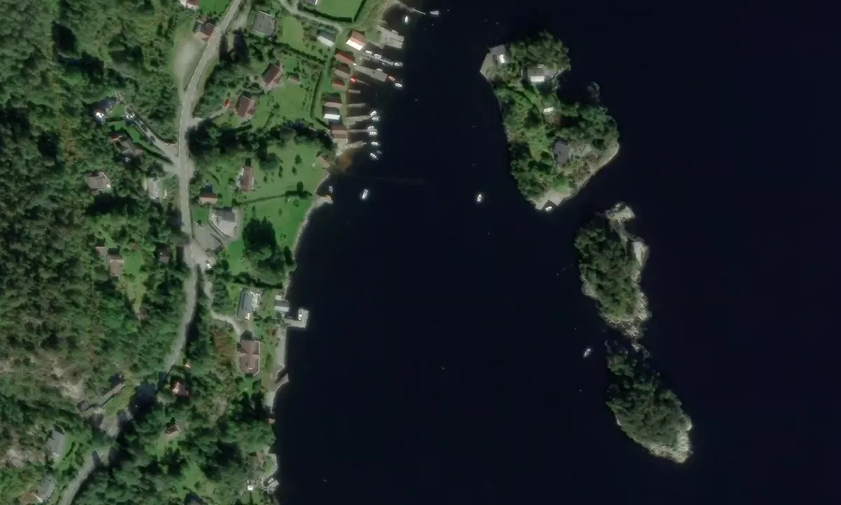 Satelite image of Eskelandsholmane