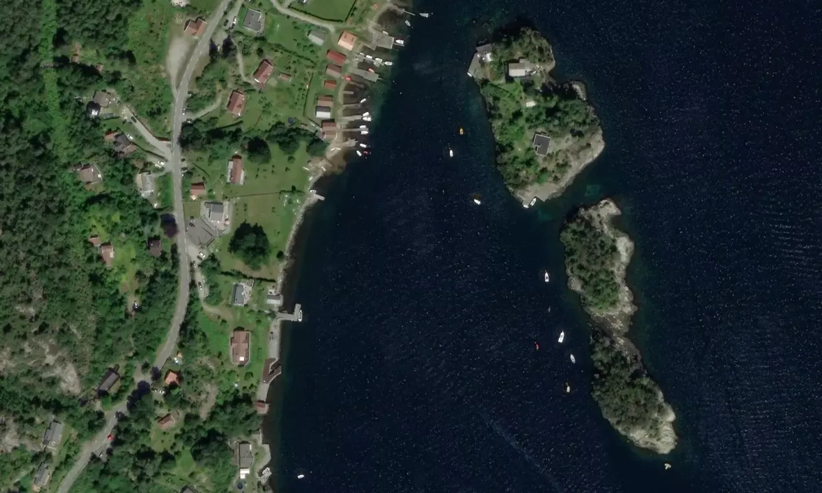 Satelite image of Eskelandsholmane