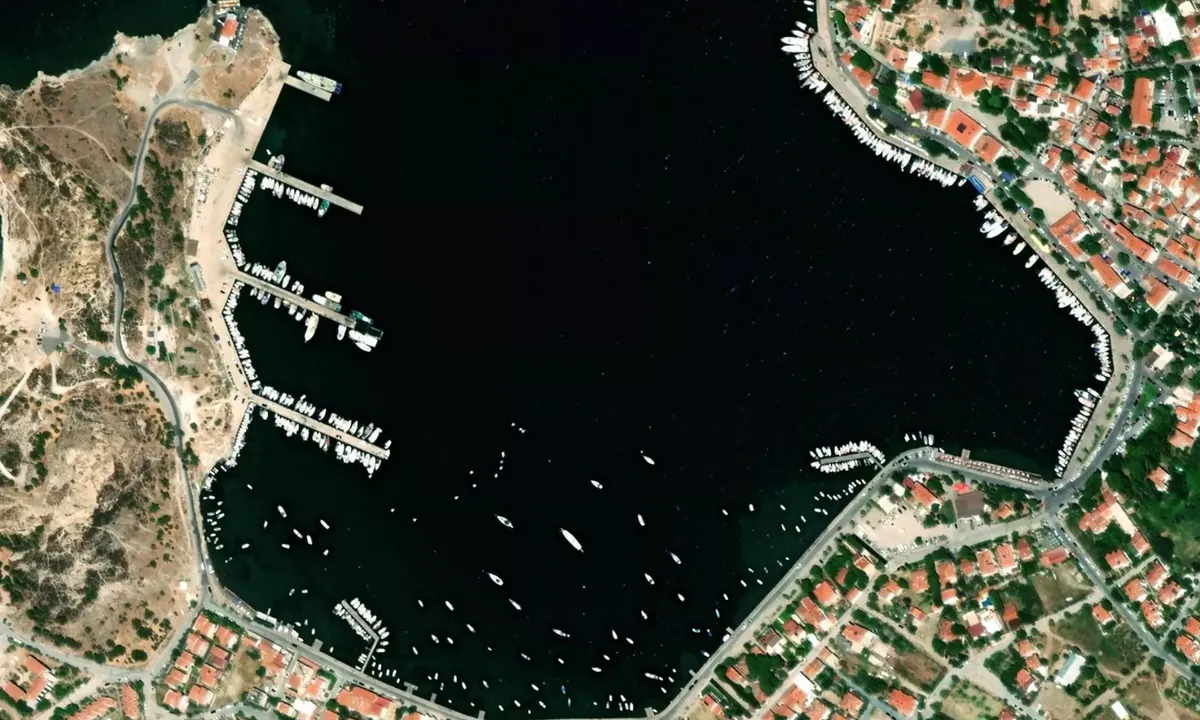 Flyfoto av Eski Foça