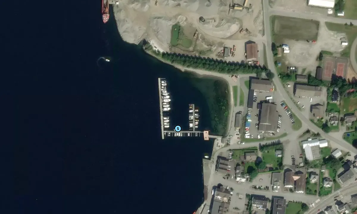 Satelite image of Etne Båtlag