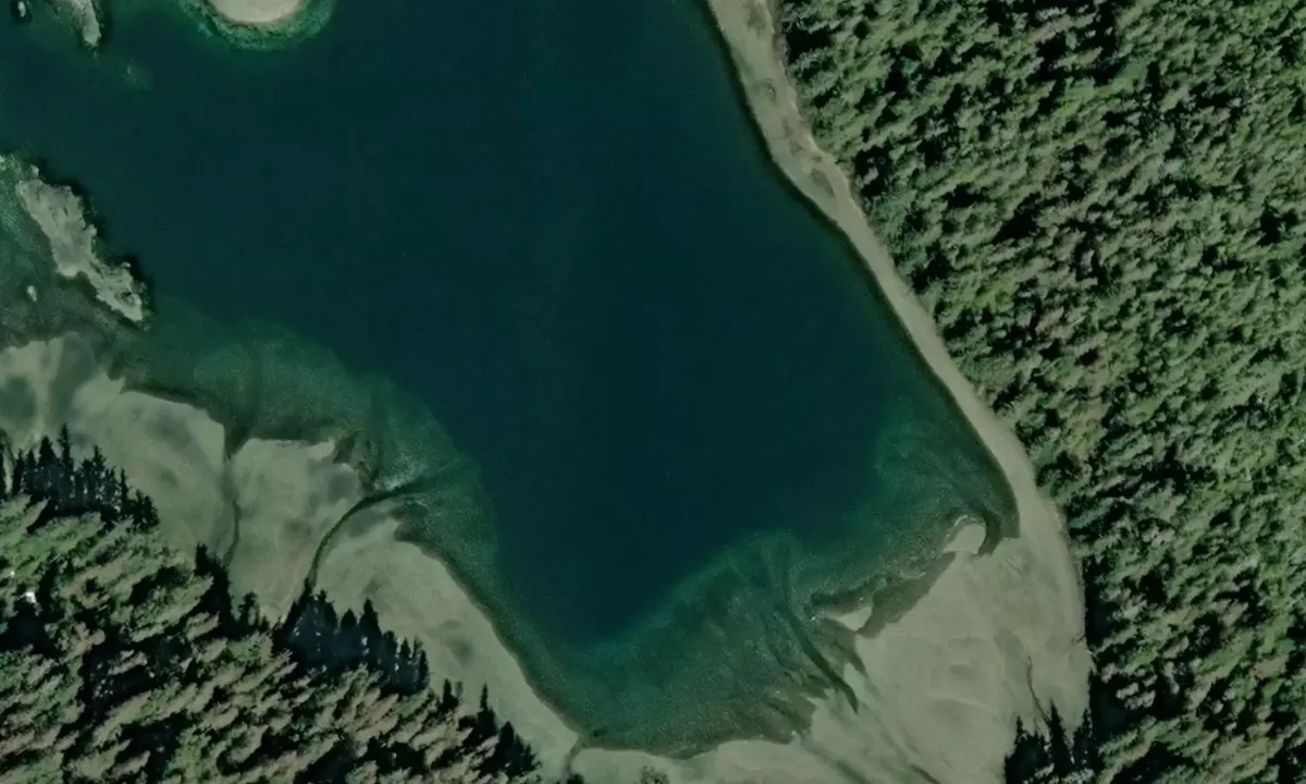 Satelite image of Explorer Basin