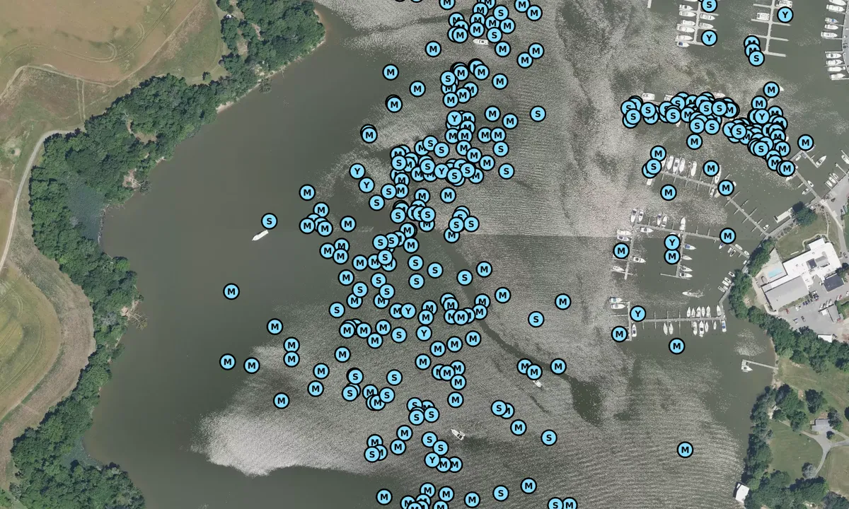 Satelite image of Fairlee Creek