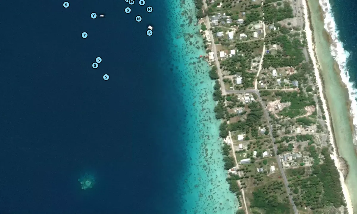 Satelite image of Fakarava
