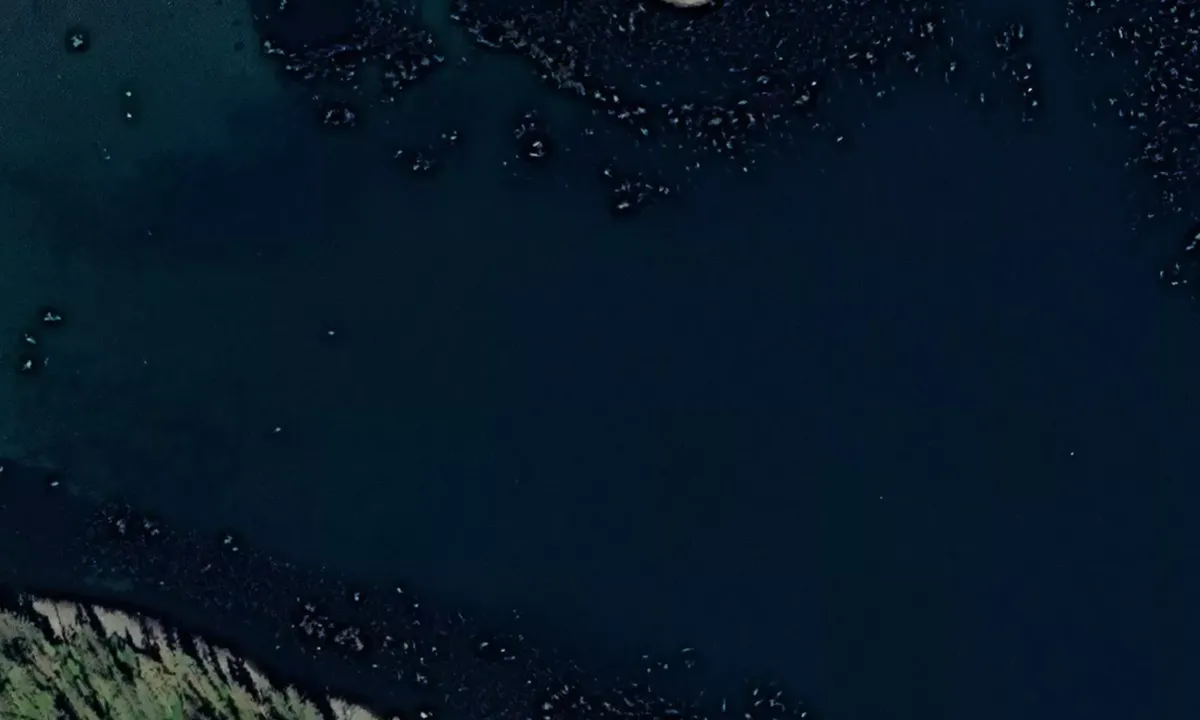 Satelite image of False Cove