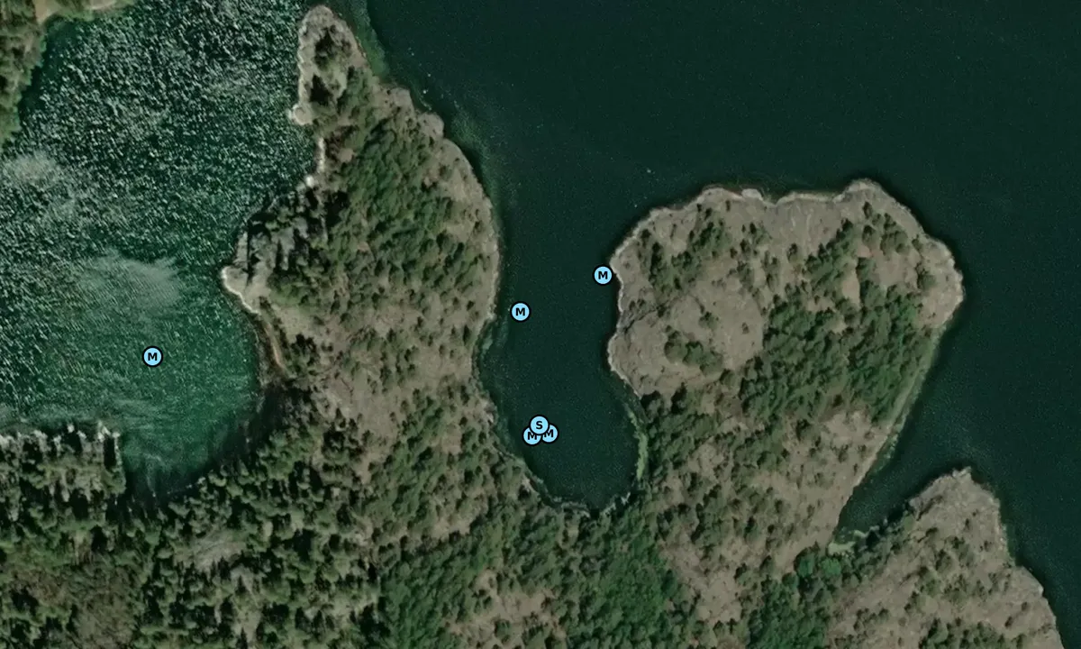 Satelite image of Fångö - Grisnäsudden