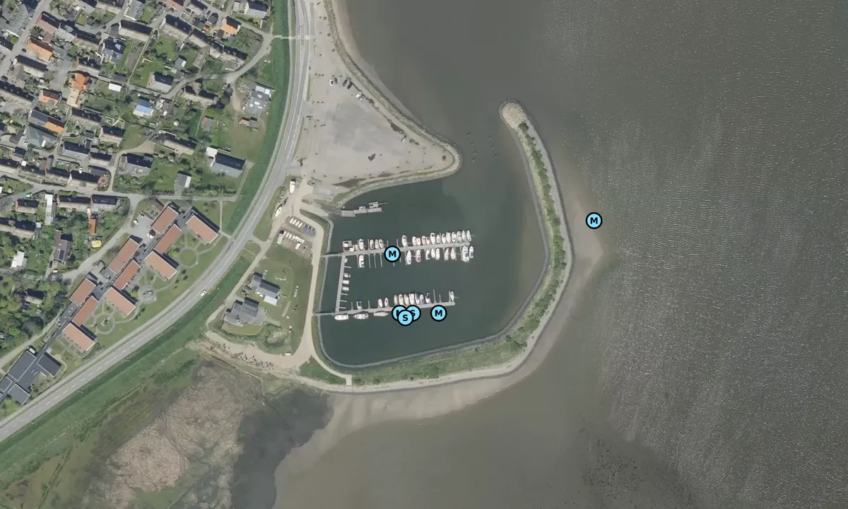 Satelite image of Fanø Lystbådehavn