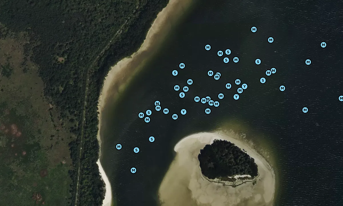 Satelite image of Fantasy Island