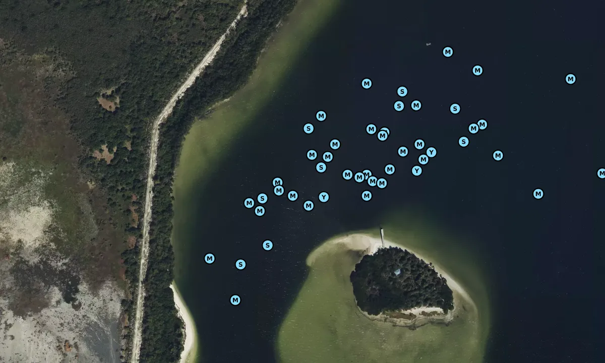 Satelite image of Fantasy Island