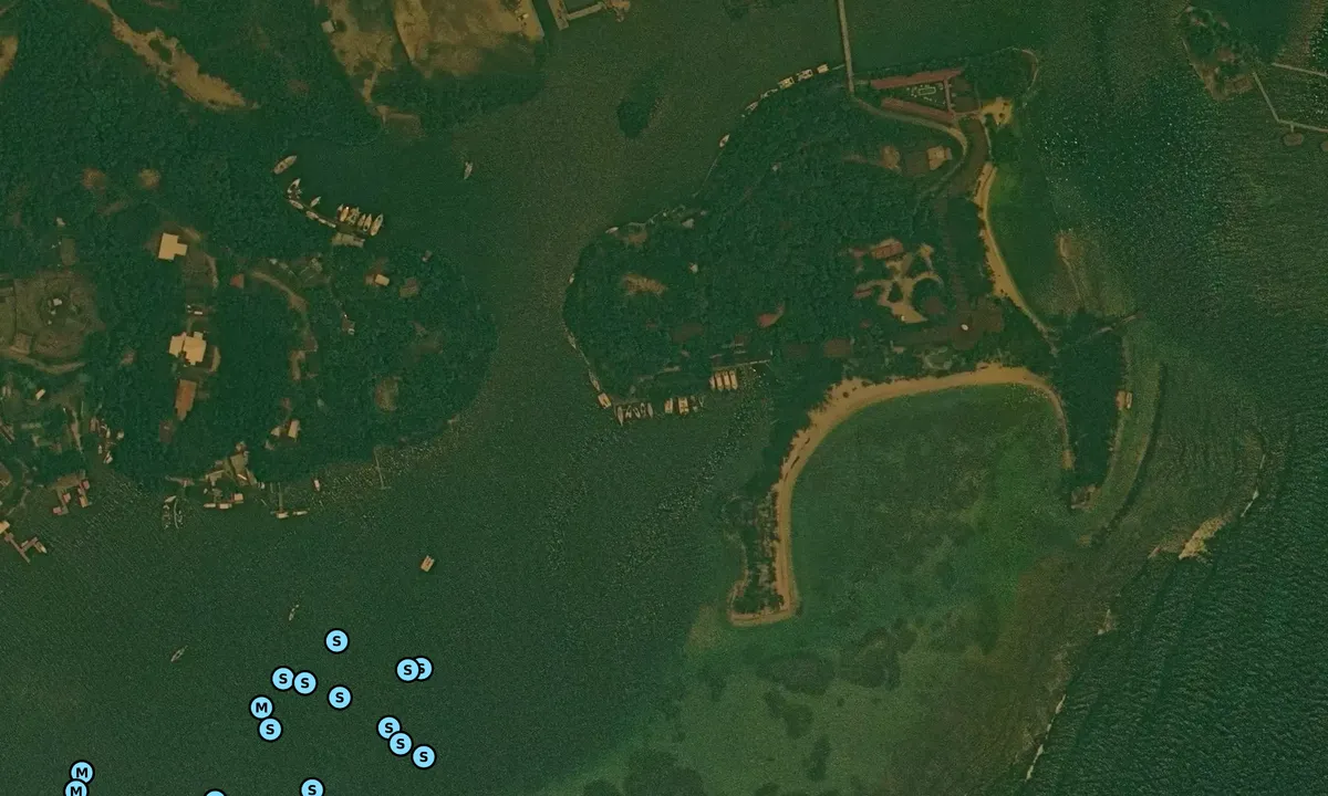 Satelite image of Fantasy Island Marina