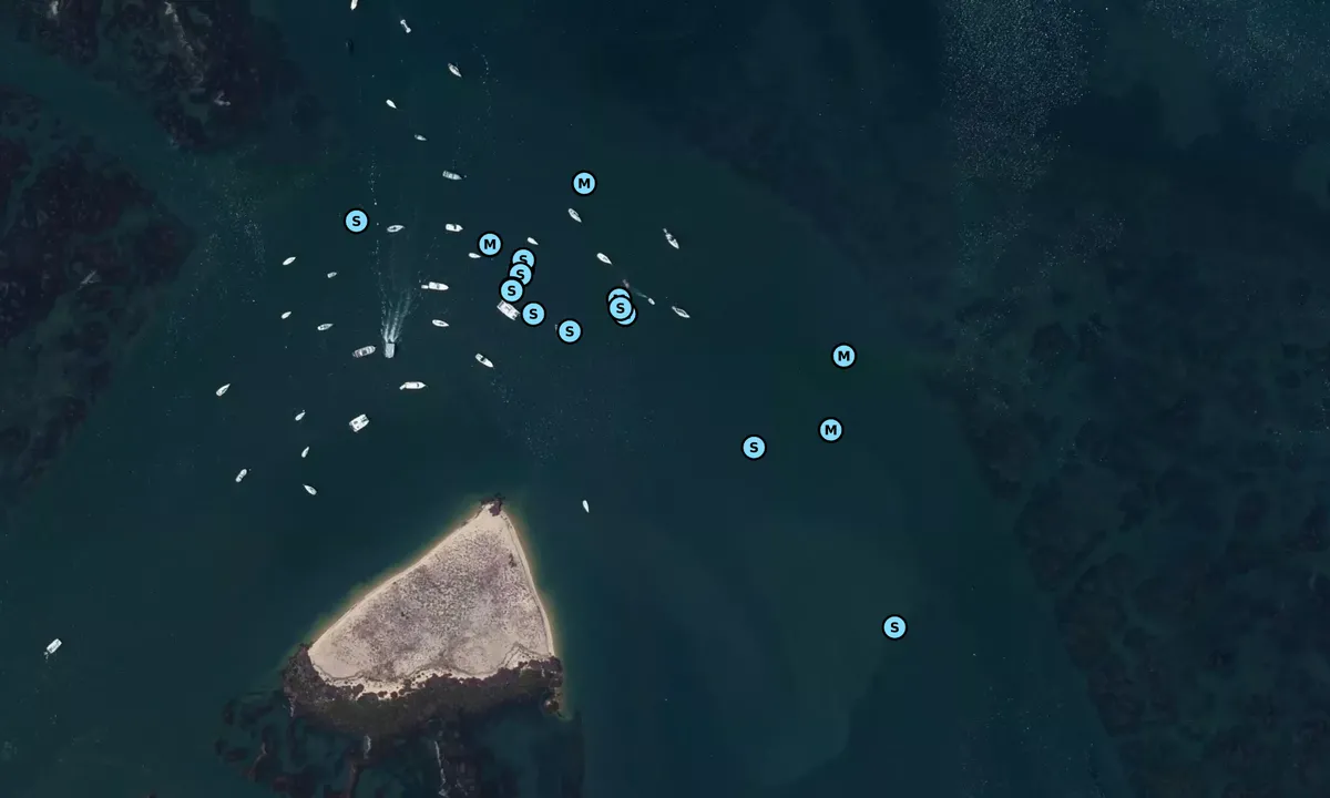 Satelite image of Faro River - Faro